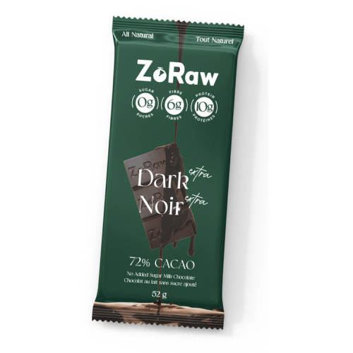 ZoRaw 72% Extra Dark Chocolate
