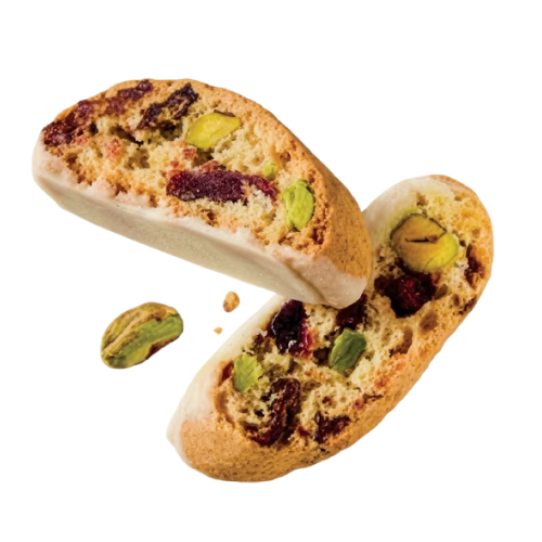 Pistachio & Cranberry Mini Biscotti